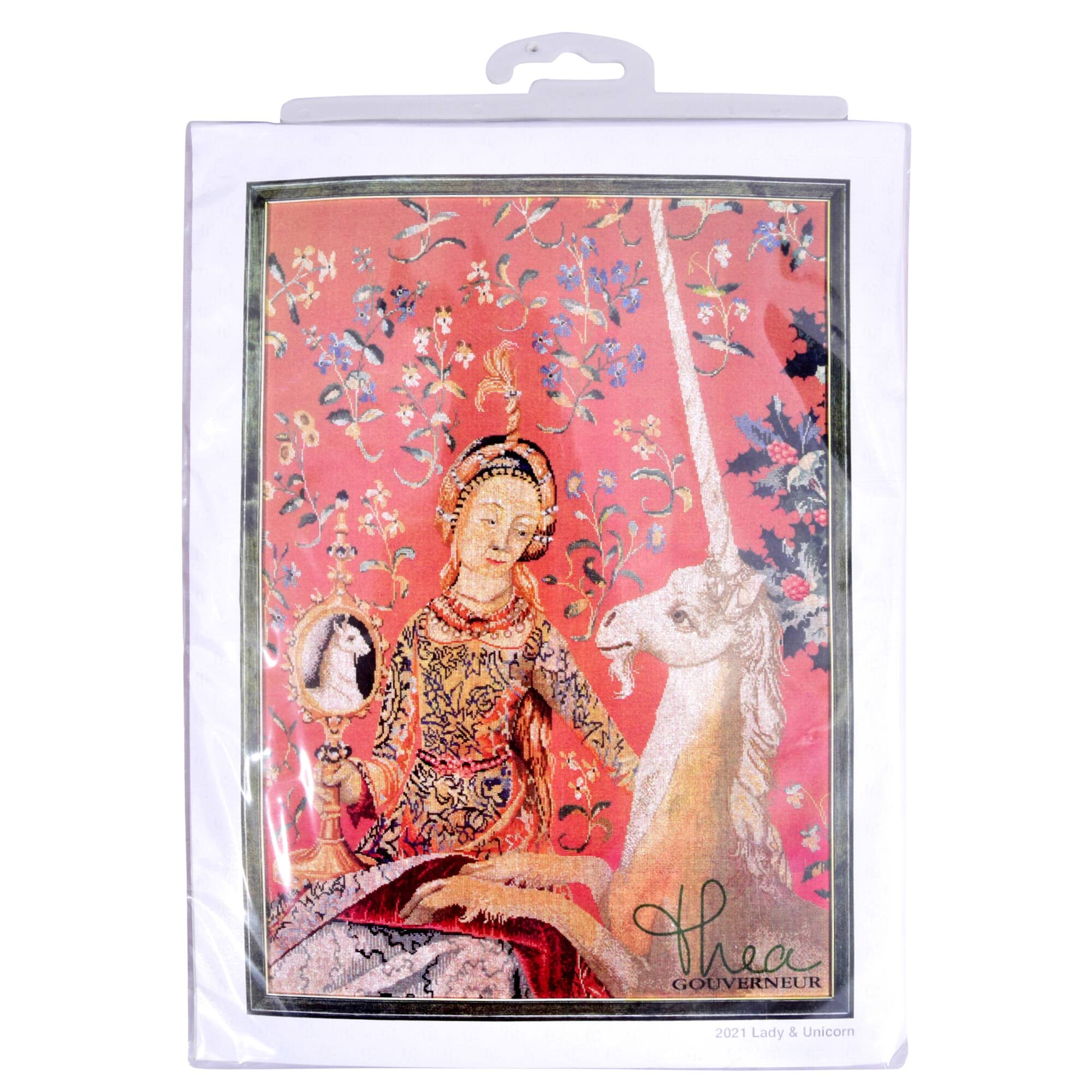 Thea Gouverneur Since 1959® Lady & Unicorn Counted Cross Stitch Kit